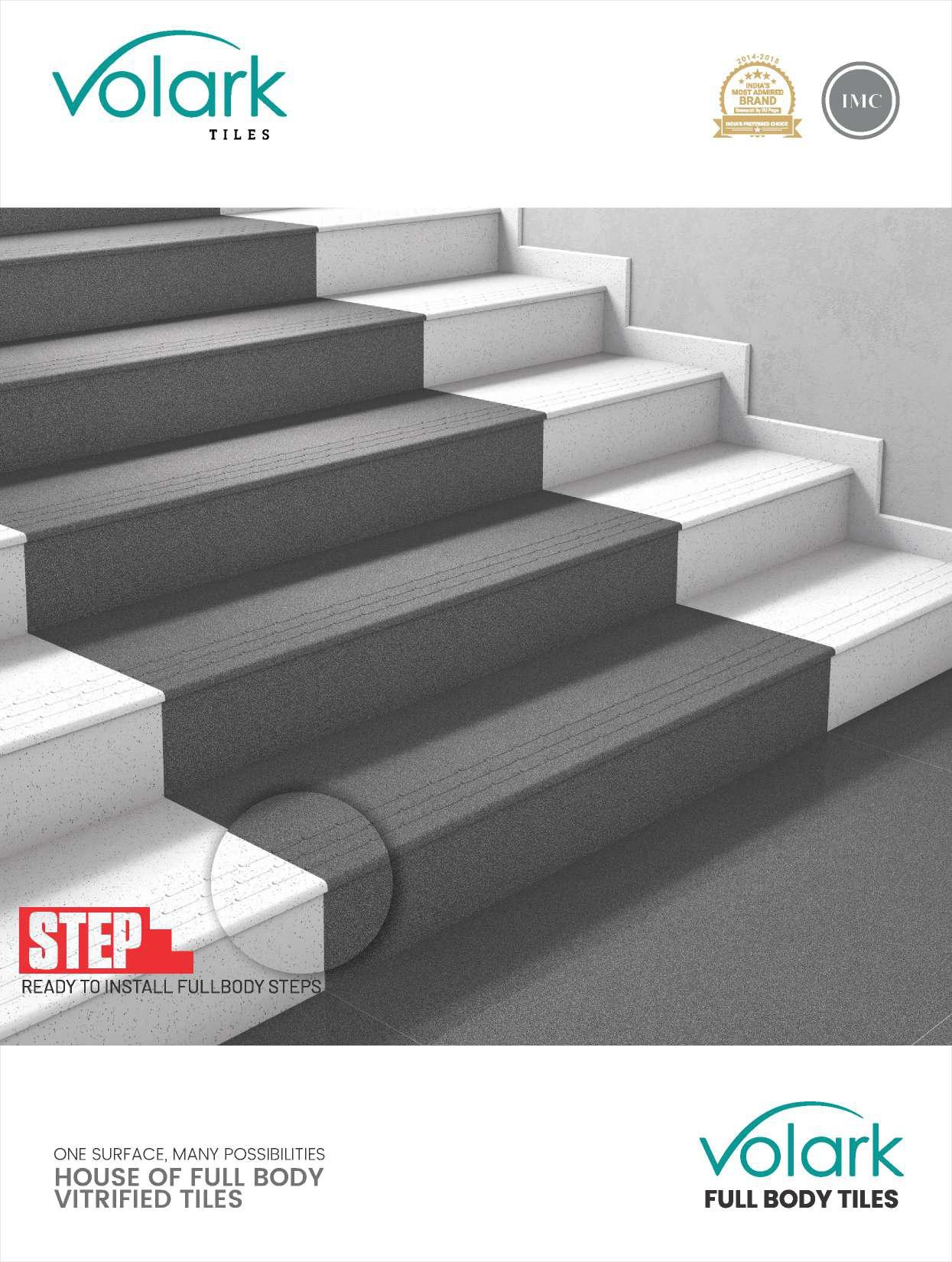 VOLARK TILES STEPS AND RISERS FULL BODY 15 MM