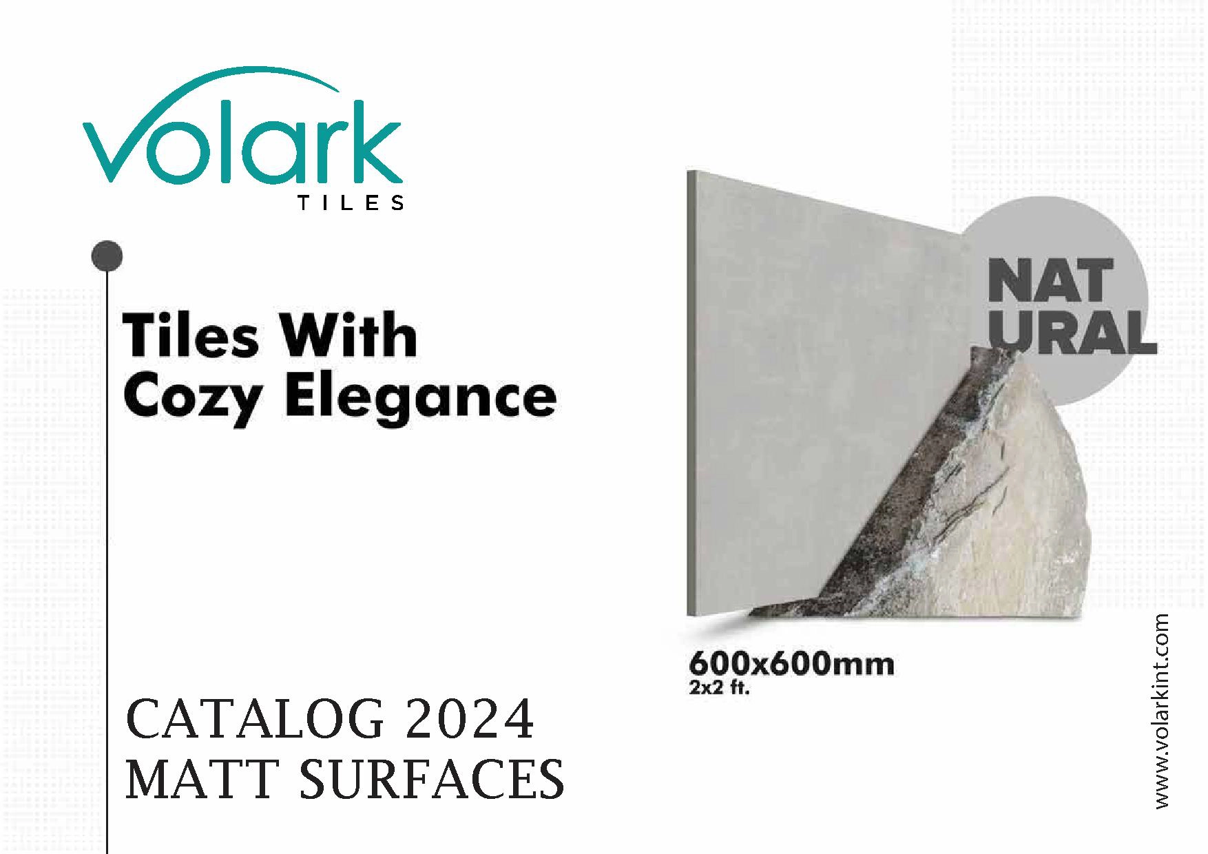 VOLARK TILES 60X60CM MATT COLLECTION CATALOG