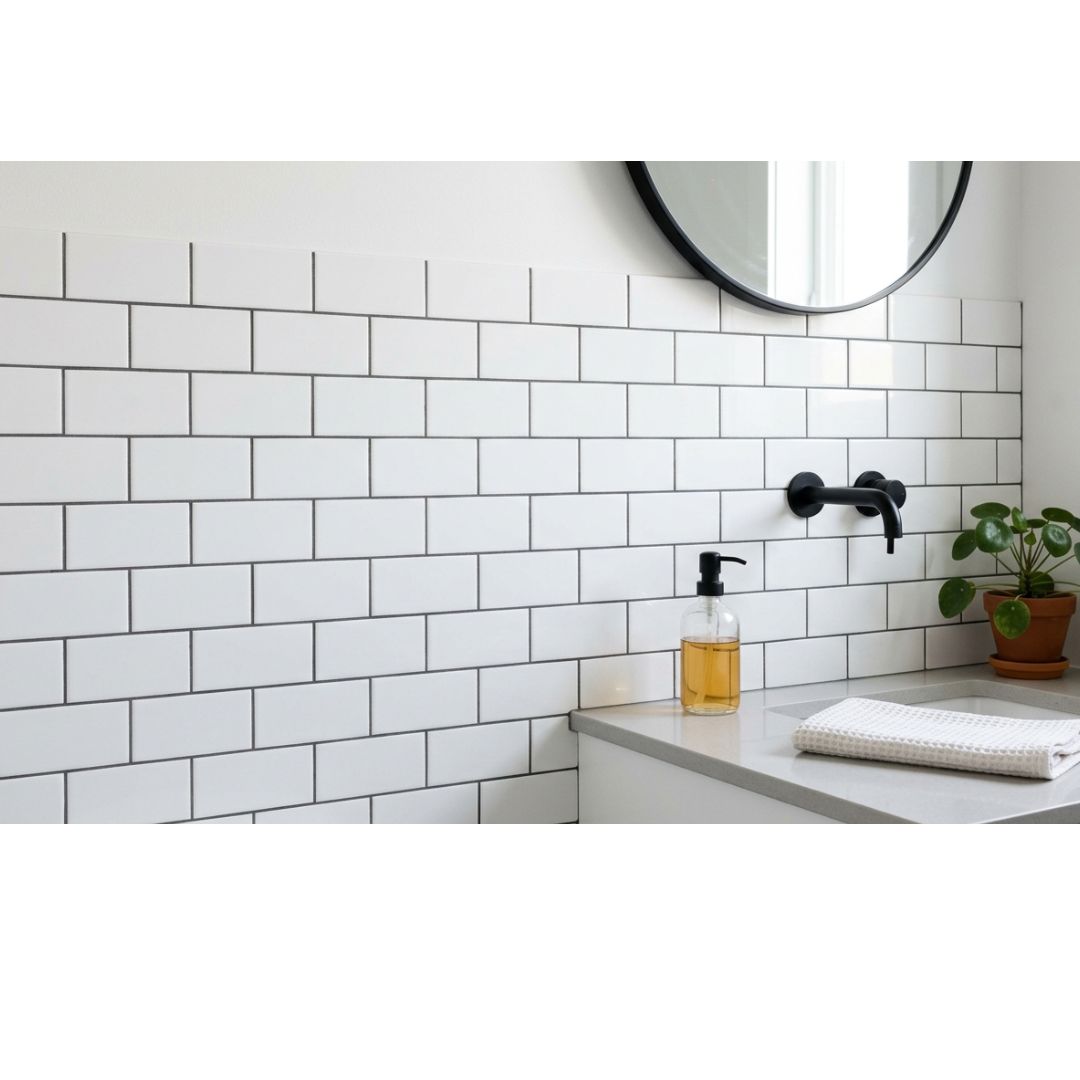 1. Minimalist Subway Tiles