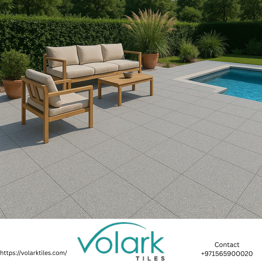 The Beutiful looking Garden Area With outdoor Tile