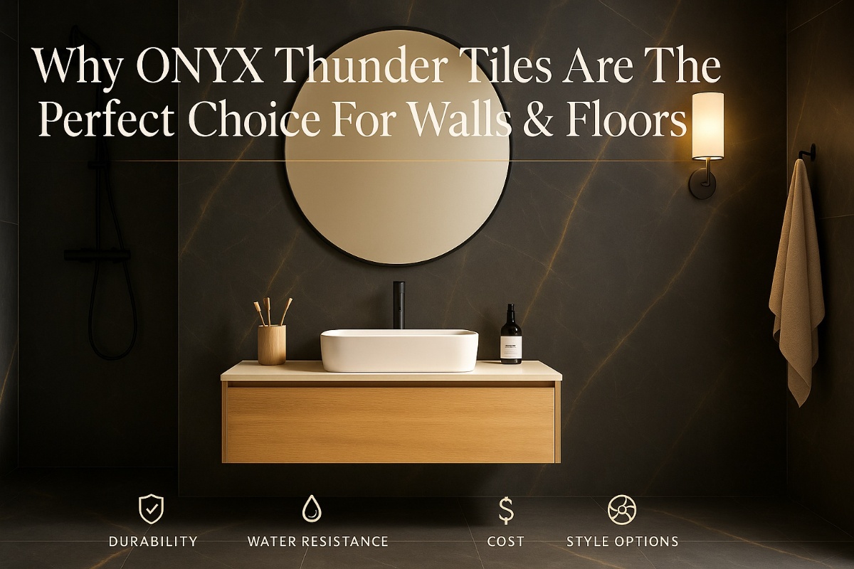 Why ONYX Thunder Tiles Are The Perfect Choice For Walls & Floors