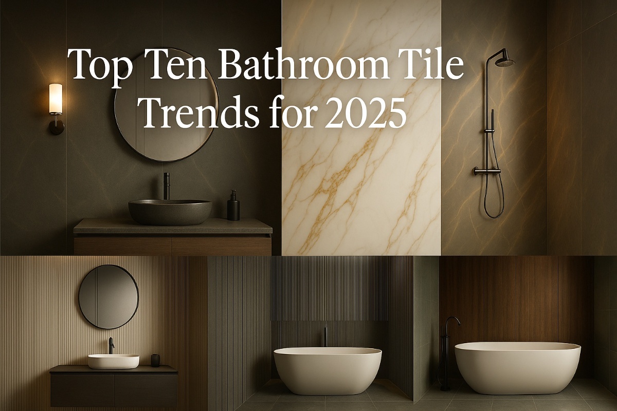 Top 10 Bathroom Tile Trends for 2025