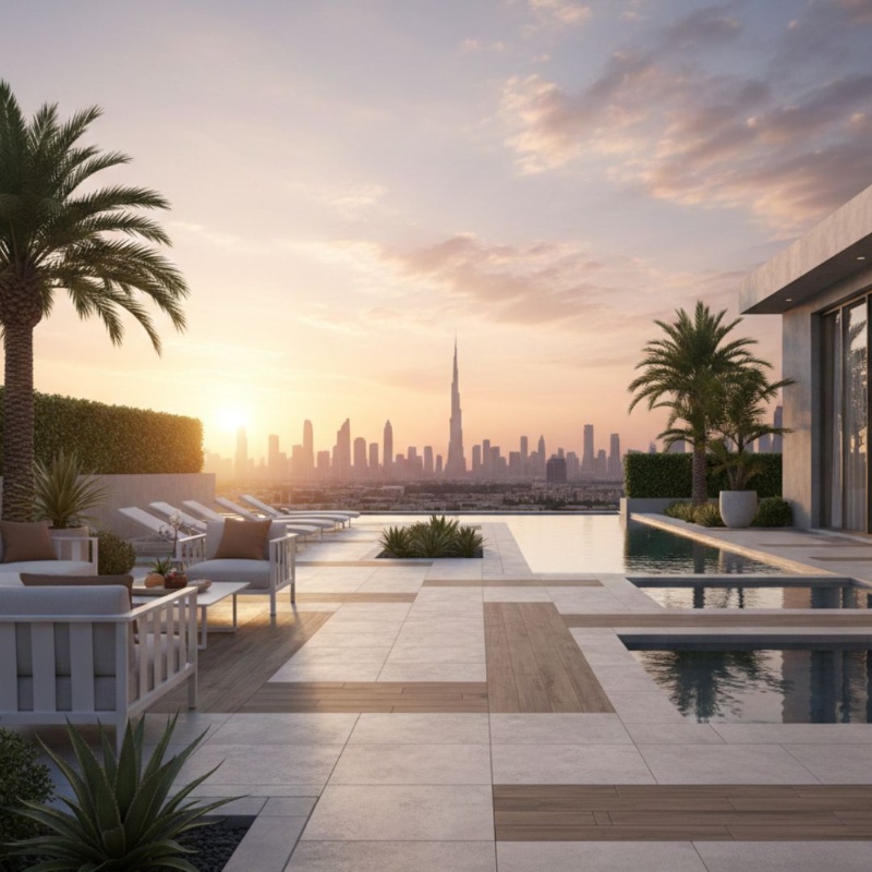 Why Recycled Porcelain Tiles Are Dubai’s New Favorite for Sustainable Outdoor Design