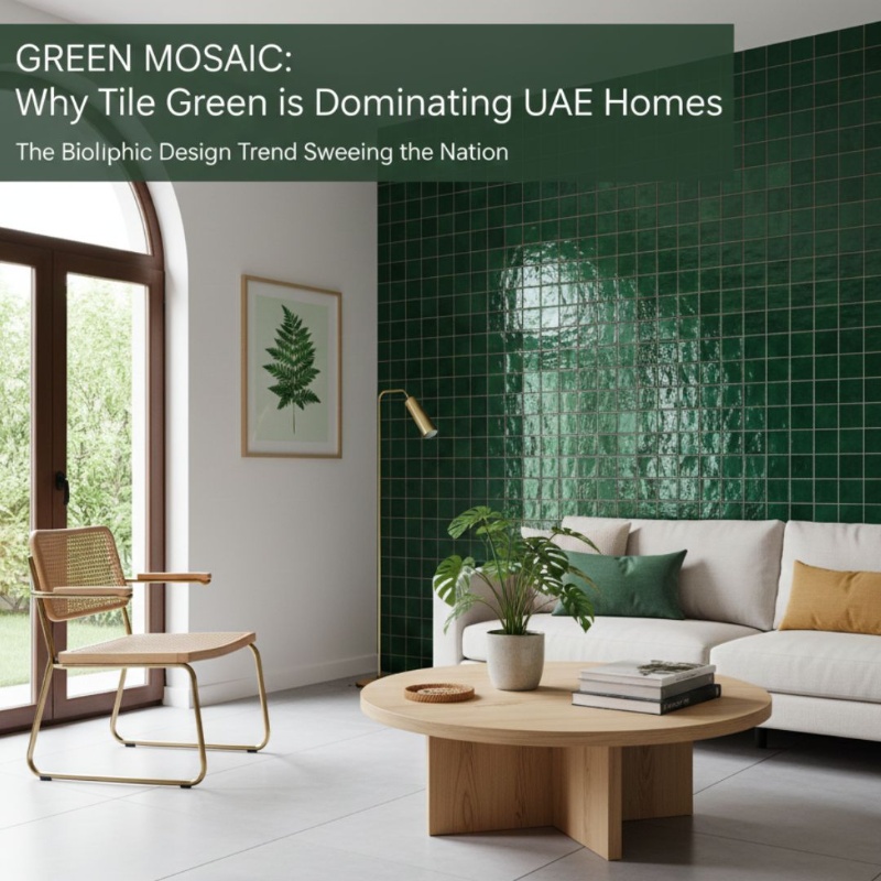 Why Tile Green Color Is Suddenly Everywhere in UAE Homes