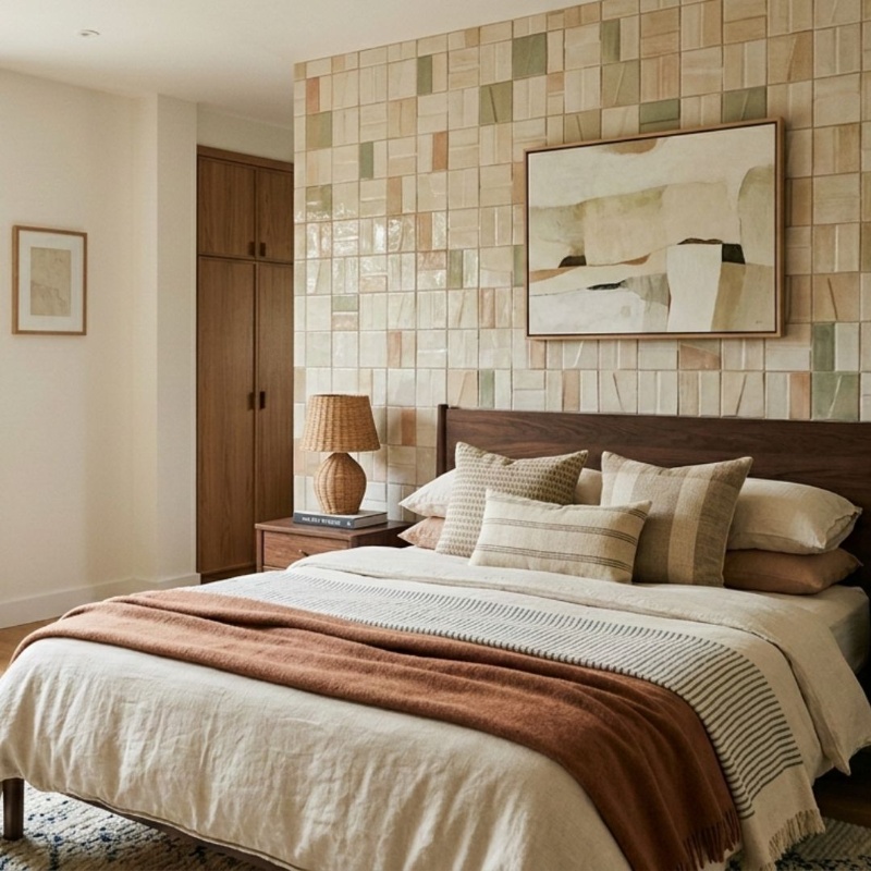 Bedroom Wall Tiles: Design Ideas, Materials, and Styles That Make Bedrooms Feel Complete Photos - 1