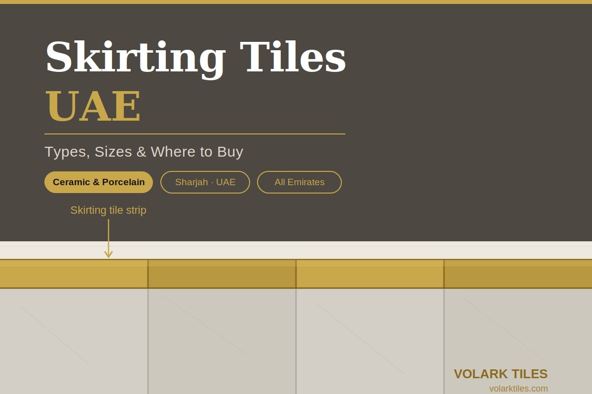 Skirting Tiles UAE – Types, Sizes & Where to Buy Photos - 1