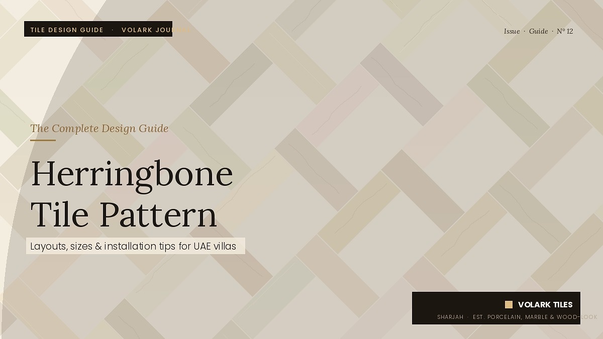 Herringbone Tile Pattern: Complete Design Guide for UAE Homes Photos - 1