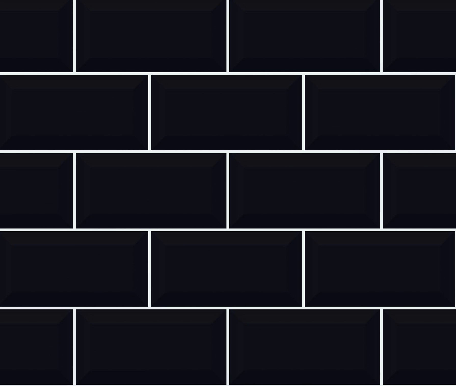 BEVELED BLACK GLOSSY